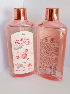 Esfolio COLLAGEN Moisture Essence TONER 400mL, Brightens & Reduce Wrinkles, USA