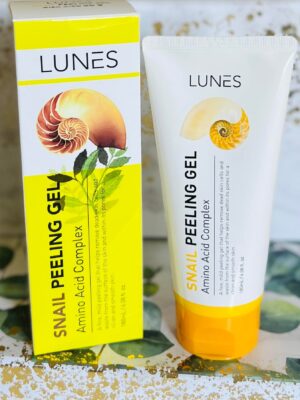 Lunes snail peeling gel aminoacid complex helps remove dead skin 6.08 fl oz 180