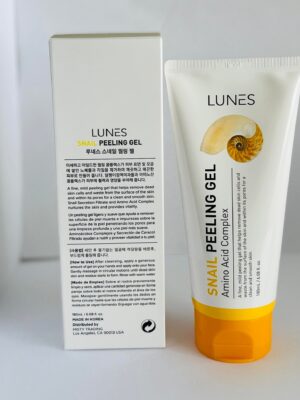 Lunes snail peeling gel aminoacid complex helps remove dead skin 6.08 fl oz 180